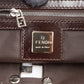 Fendi Monogram Zucca Canvas Tote Shoulder Bag