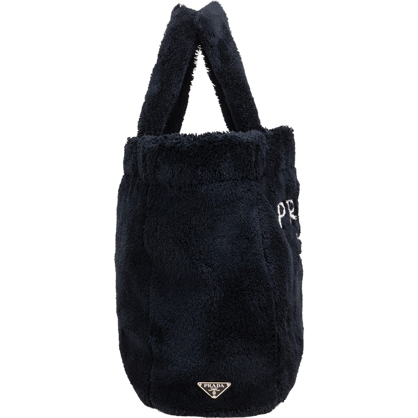 Prada Emblem Terry Tote Handbag