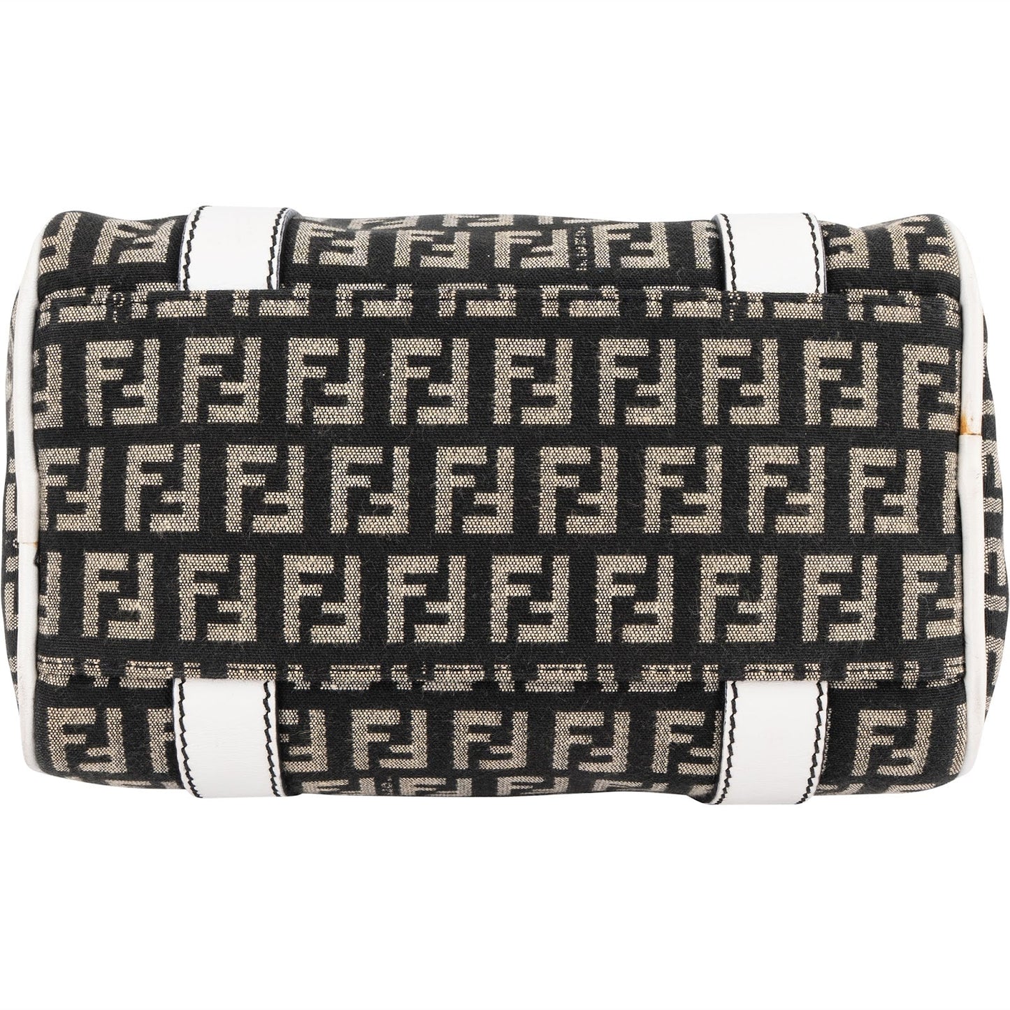 Fendi Monogram FF Mini Boston Handbag