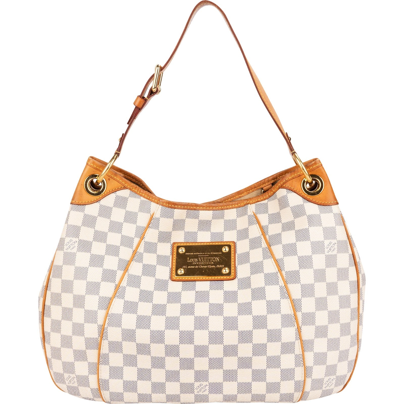Louis Vuitton Monogram Damier Azur Canvas Galliera PM Shoulder Bag