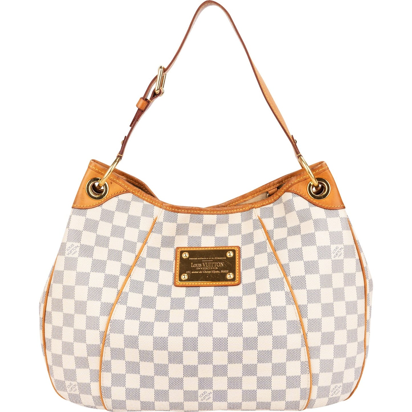 Louis Vuitton Monogram Damier Azur Canvas Galliera PM Shoulder Bag