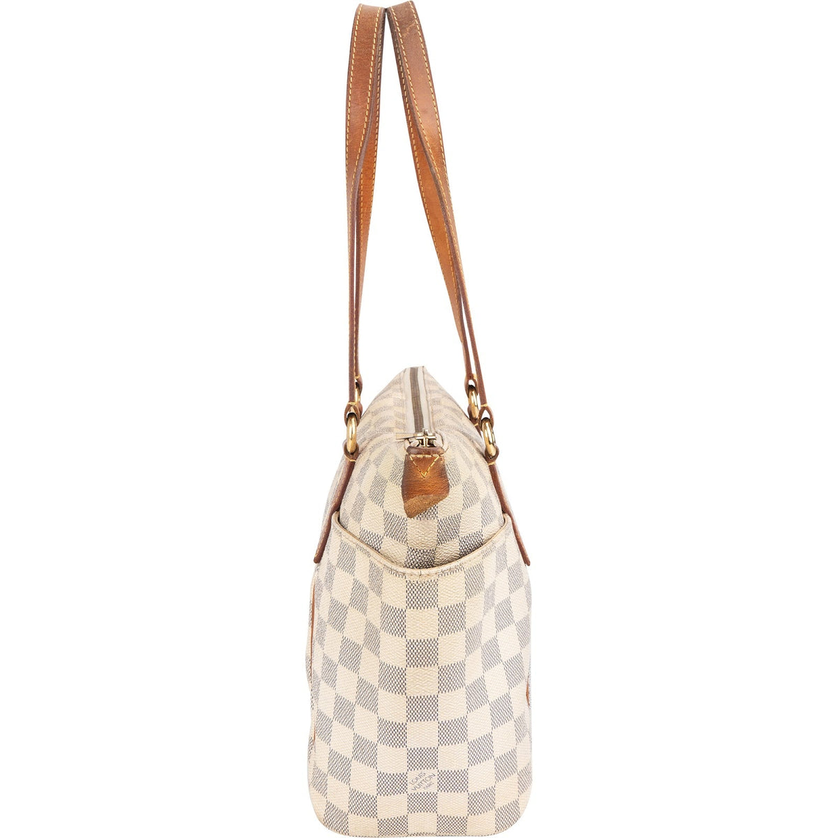 Louis Vuitton Totally PM aus Damier Azur Canvas – Ansicht 5