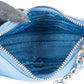 Prada Blue Nylon Triangle Re-Edition Crossbody Bag