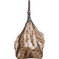 Gucci Monogram GG Crystal Abbey D-Ring Hobo Shoulder Bag