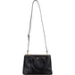 Prada Noir Saffiano Leather Small Galleria Handbag