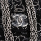 Chanel Sequin CC Jumbo Double Flap aus Tweed – Ansicht 9