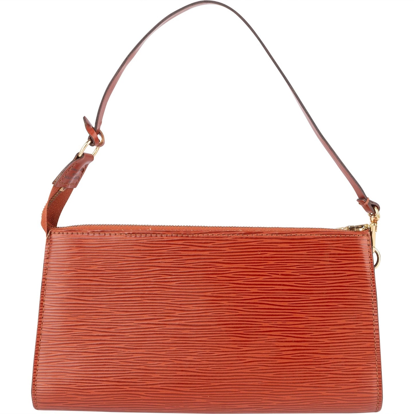 Louis Vuitton Cognac Epi Leather Pochette Accessoires Handbag