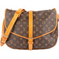 Louis Vuitton Monogram Canvas Saumur 35 Crossbody Bag