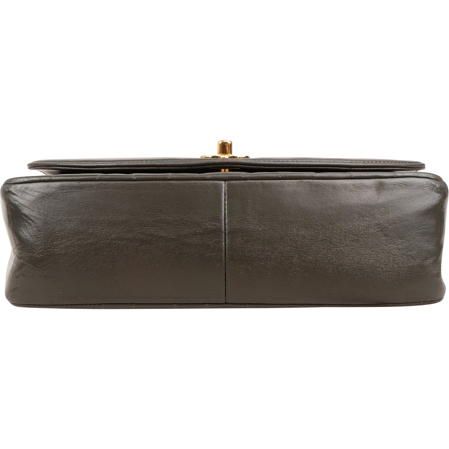Chanel Quilted Lambskin 24K Gold Diana Single Flap Crossbody Bag