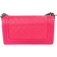 Chanel Quilted Lambskin Single Flap  Boy Crossbody Bag