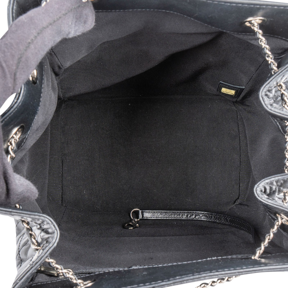 Chanel Quilted Calfskin CC Chain Drawstring Bucket Shoulder Bag