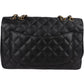Chanel Quilted Caviar Leather Jumbo Single Flap Crossbody Bag