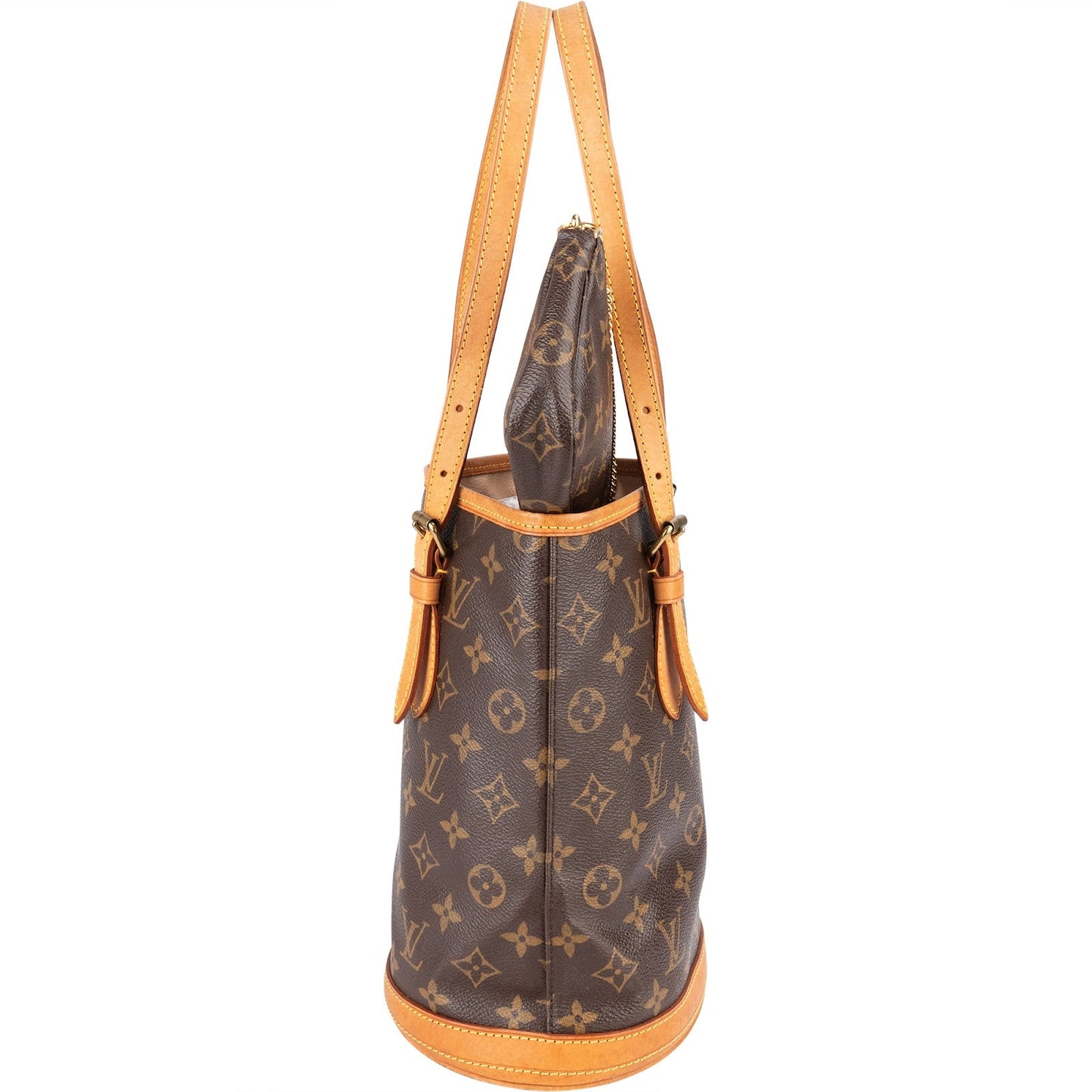 Louis Vuitton Monogram Canvas Bucket PM Shoulder Bag