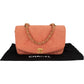 Chanel Quilted Cotton Small Diana 24K Gold Single Flap Crossbody Bag