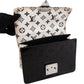Louis Vuitton Monogram Canvas Black & White Vernis Leather Wynwood Trunk Crossbody Bag