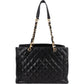 Chanel Quilted Caviar Leather Grand Shopping Tote Shoulder Bag