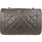 Chanel Quilted Lambskin 24K Gold Diana Single Flap Crossbody Bag