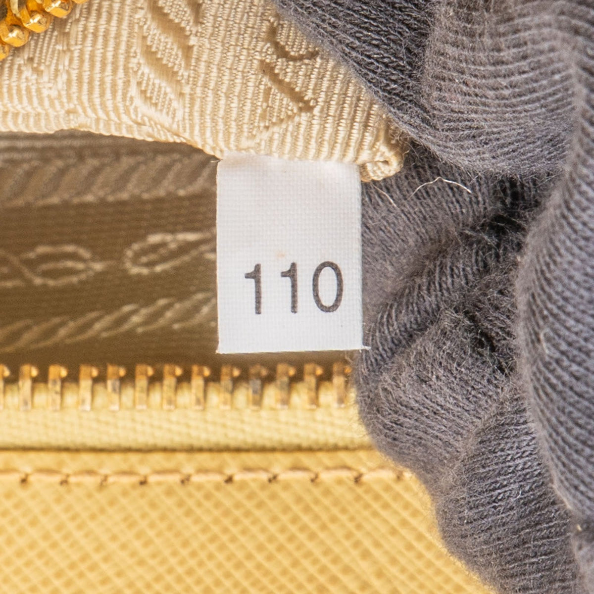 Prada Yellow Saffiano Leather Small Galleria Handbag