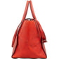Prada Double Zip Tote aus glasiertem genarbtem Leder – Ansicht 3