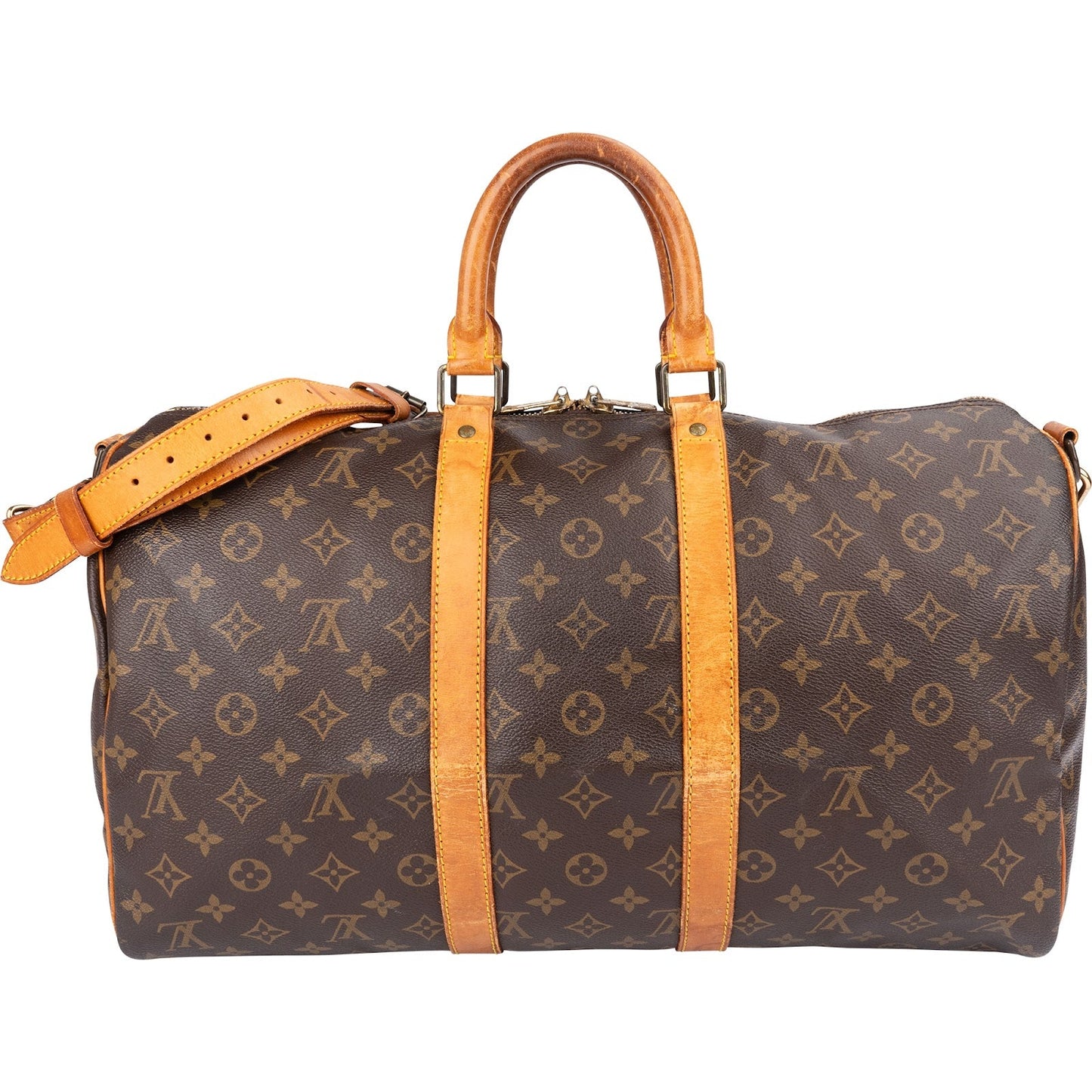 Louis Vuitton Monogram Canvas Keepall 45 Bandoulière Travel Bag