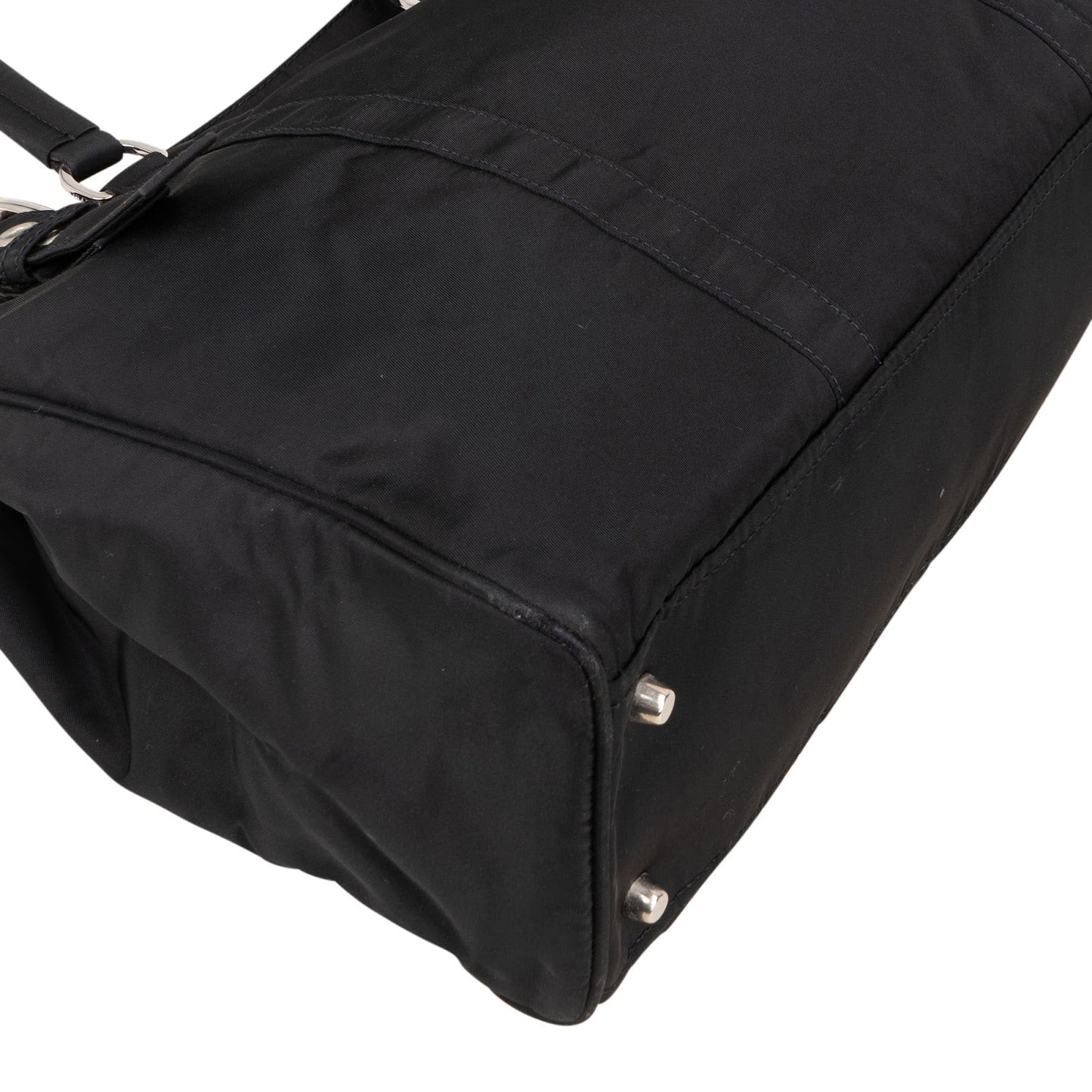 Prada Nylon Triangle Tote Handbag