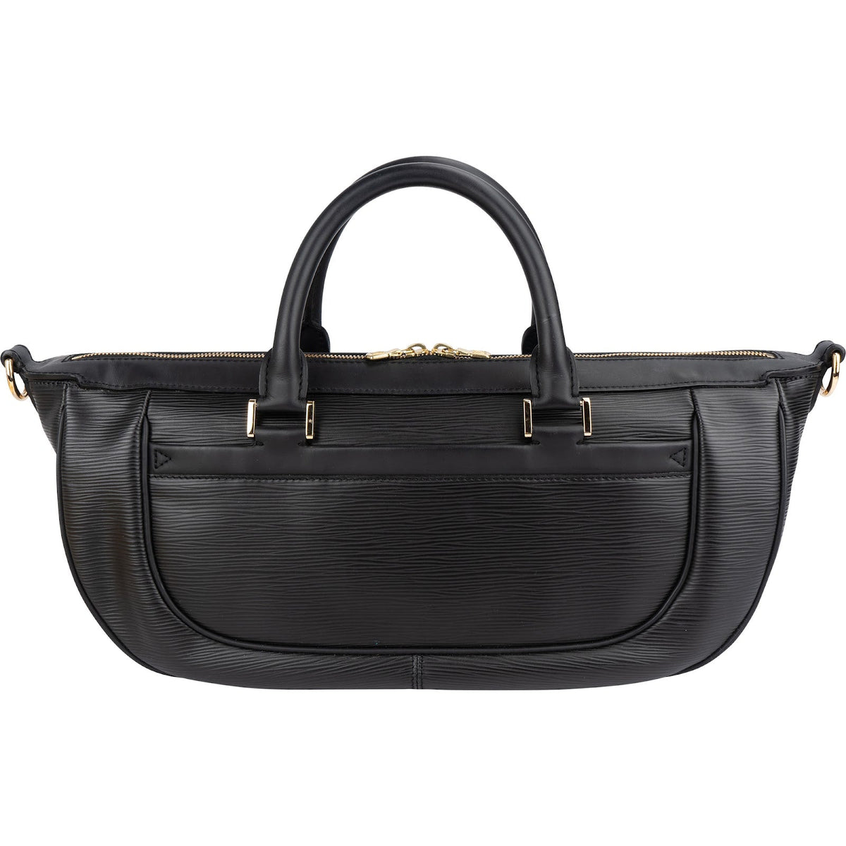 Louis Vuitton Noir Epi Leather Dhanura MM Handbag