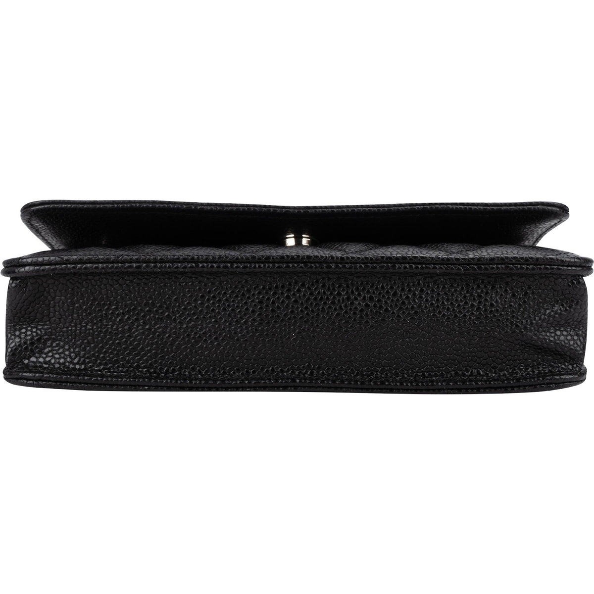 Chanel Quilted Caviar Leather Wallet on Chain Crossbody Bag