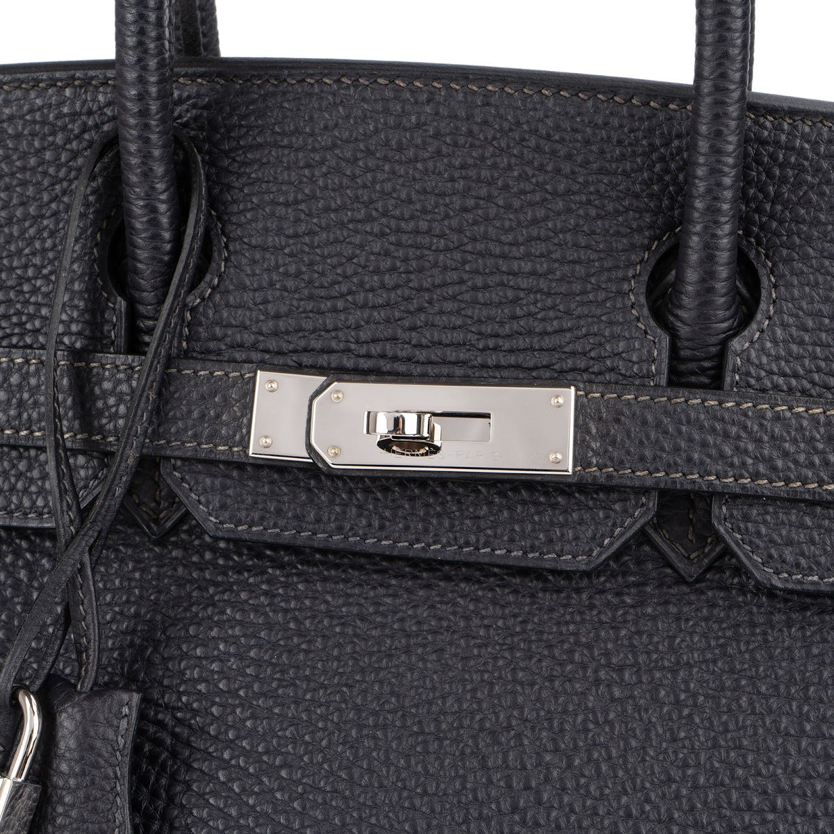 Hermès Dark Navy Bleu Togo Leather Palladium Birkin 30 Handbag
