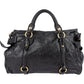 Miu Miu Vitello Lux Leather Bow Satchel Handbag