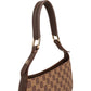 Gucci Monogram GG Canvas Baguette Shoulder Bag