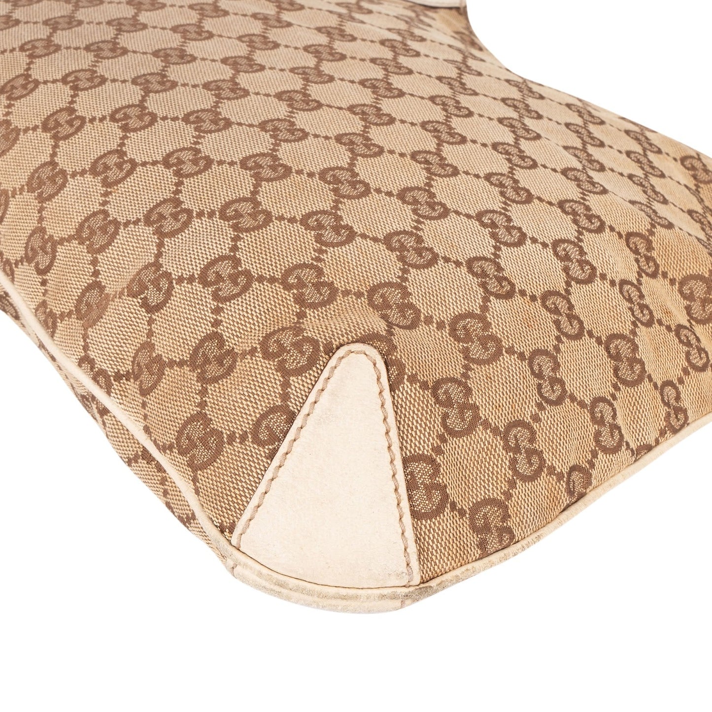 Gucci Monogram GG Horsebit Hobo Shoulder Bag