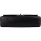 Chanel Quilted Lambskin Chevron Medium 24K Gold Double Flap Shoulder Bag
