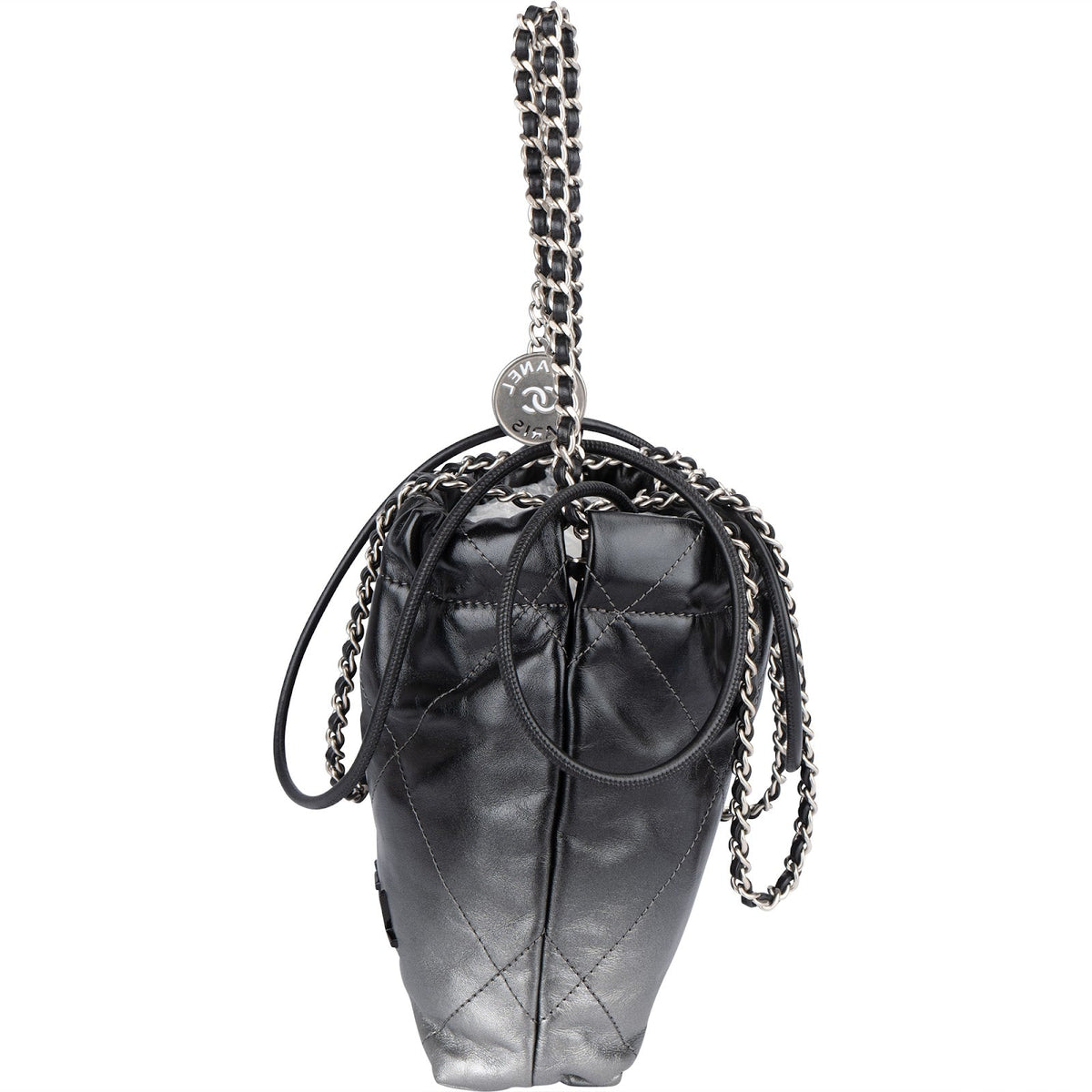 Chanel 22 Quilted Lambskin Ombre Drawstring Crossbody Bag