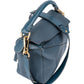 Loewe Blue Leather Puzzle Handbag