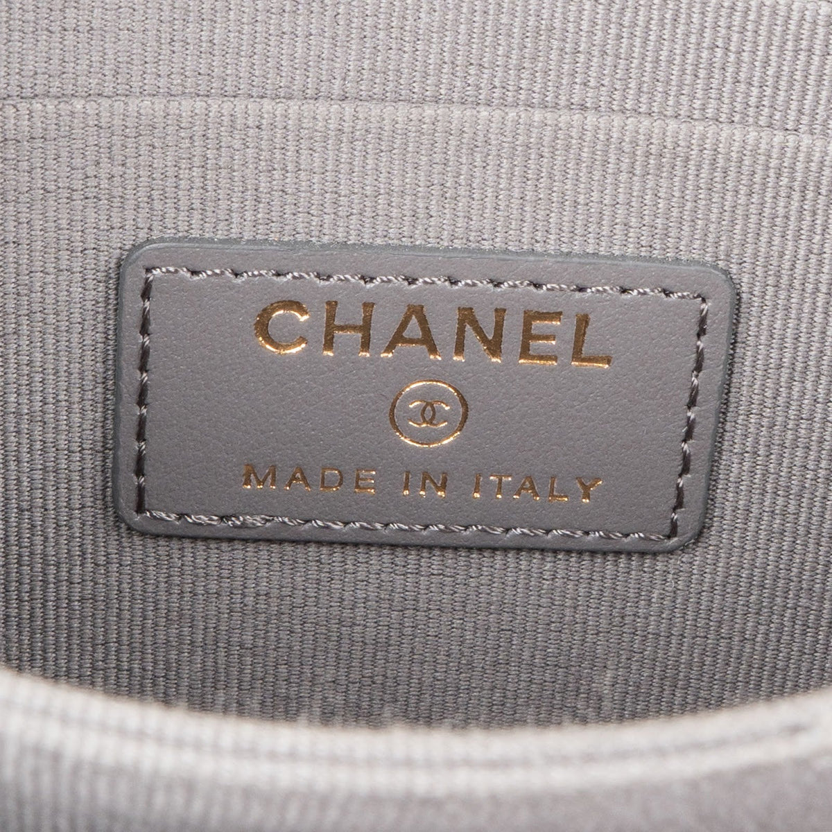 Chanel Quilted Caviar Leather Small Boy Mini Wallet On Chain Crossbody Bag