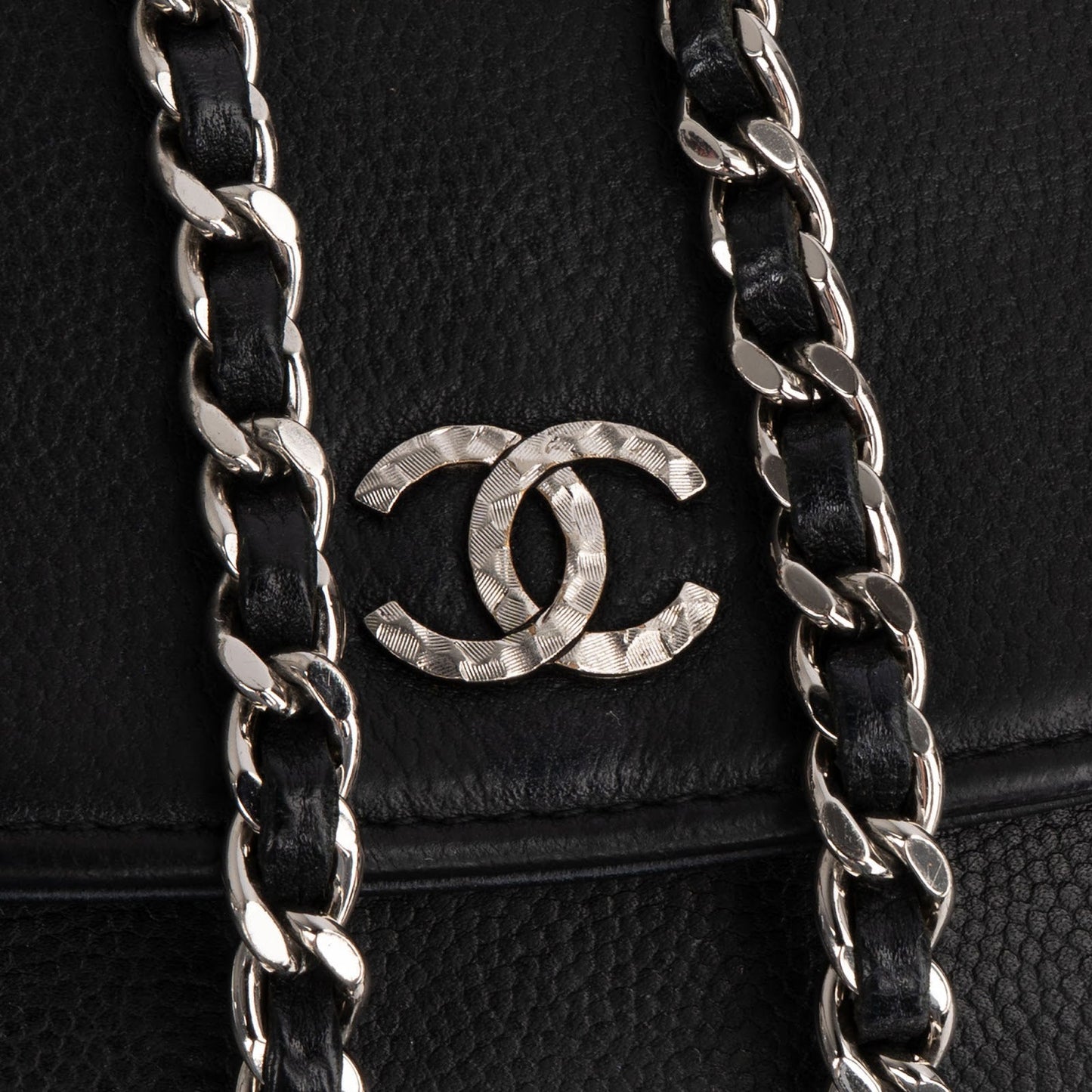 Chanel Caviar Leather CC Wallet on Chain Crossbody Bag