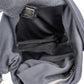 Fendi Black Cotton Baguette Buckel Shoulder Bag