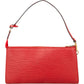 Louis Vuitton Red Epi Leather Pochette Accessoires Handbag