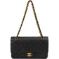 Chanel Quilted Lambskin 24K Gold Medium Double Flap Shoulder Bag