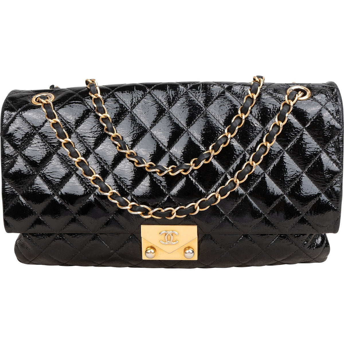 Chanel Patent Leather Ultimate Soft Single Flap Crossbody Bag