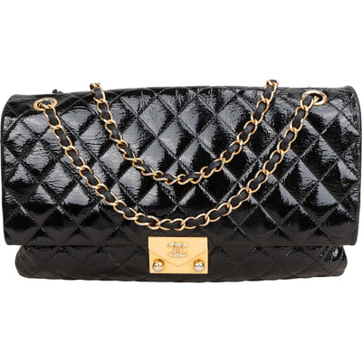 Chanel Patent Leather Ultimate Soft Single Flap Crossbody Bag