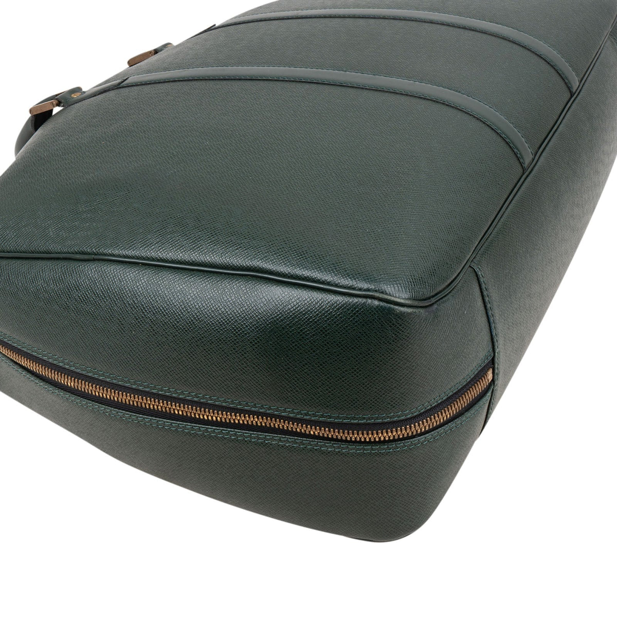 Louis Vuitton Green Taiga Leather Helanga Clip Travel Bag