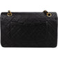 Chanel Quilted Lambskin 24K Gold Medium Double Flap Shoulder Bag