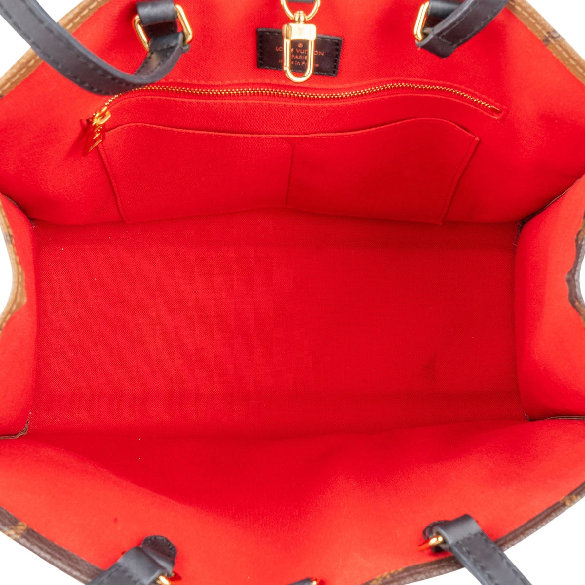Louis Vuitton Canvas Monogram Giant On The Go MM Handbag