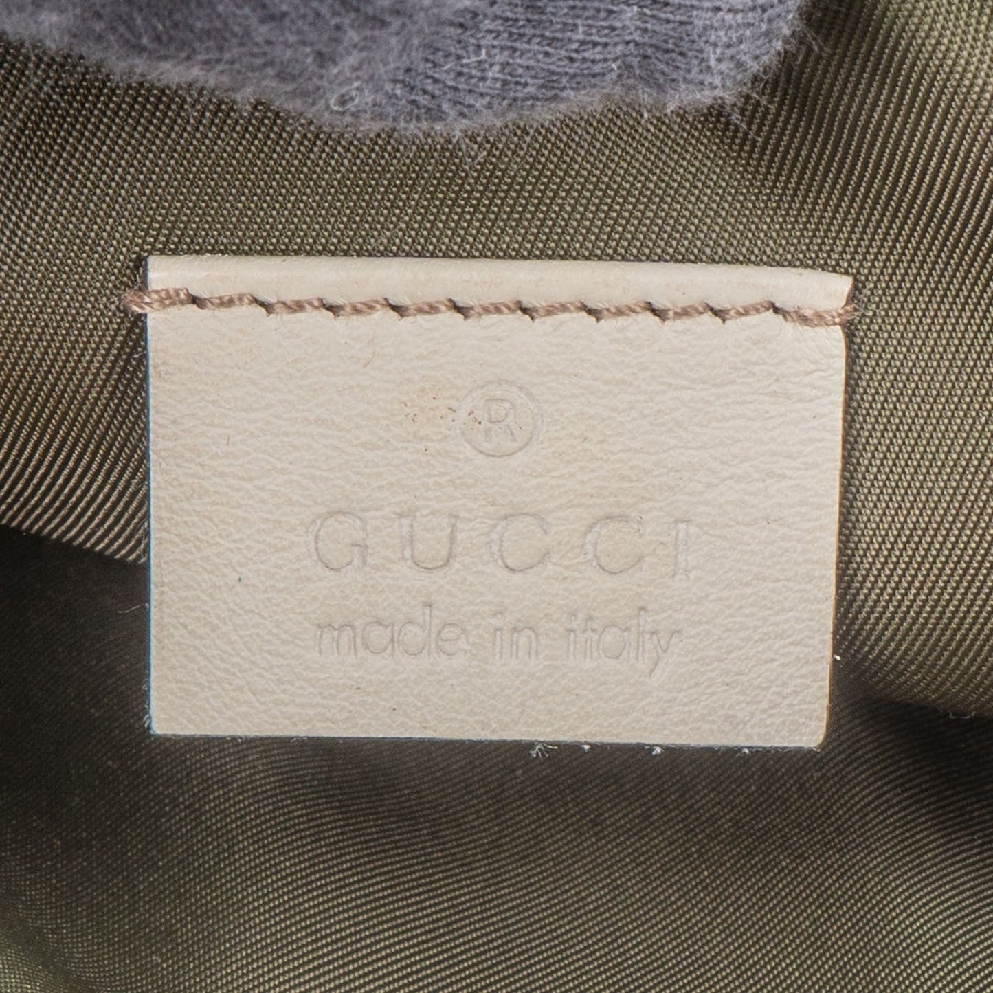 Gucci Monogram GG Canvas Charm Pochette Shoulder Bag