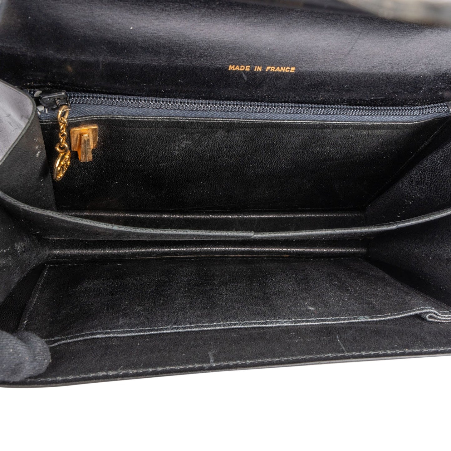 Celine Leather Vintage Horse Carriage Box Shoulder Bag