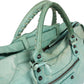 Balenciaga Light Green Leather Classic City Handbag