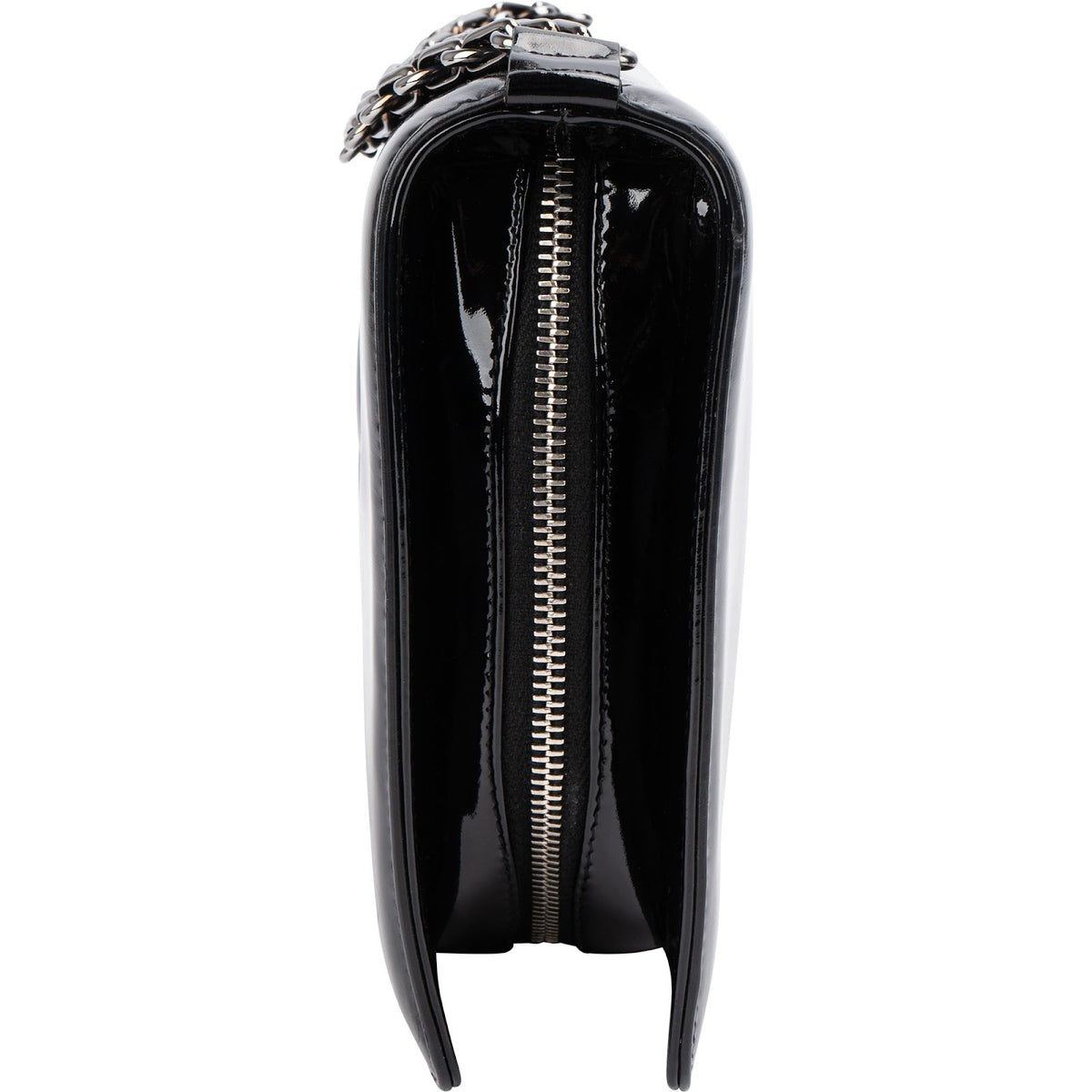 Chanel Patent Leather Timeless CC Flap Handbag