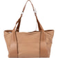 Miu Miu Vitello Madras Brown Leather Tote Shoulder Bag