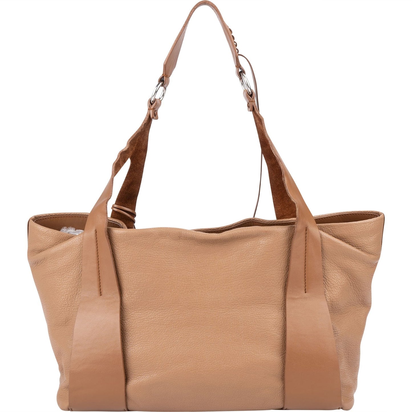 Miu Miu Vitello Madras Brown Leather Tote Shoulder Bag